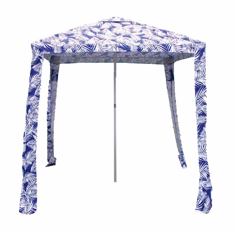 Palmový listový vzor ocelového rámu altán Parasol BU1954