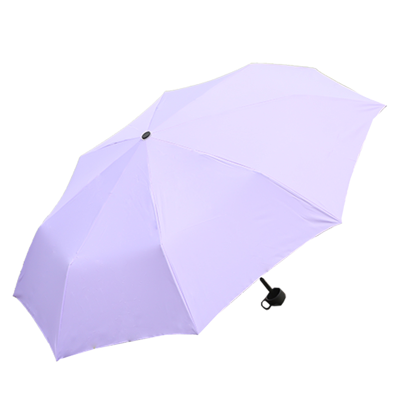 170t polyester UV Purple Mini 3-Fold Anti-UV deštník GB18120
