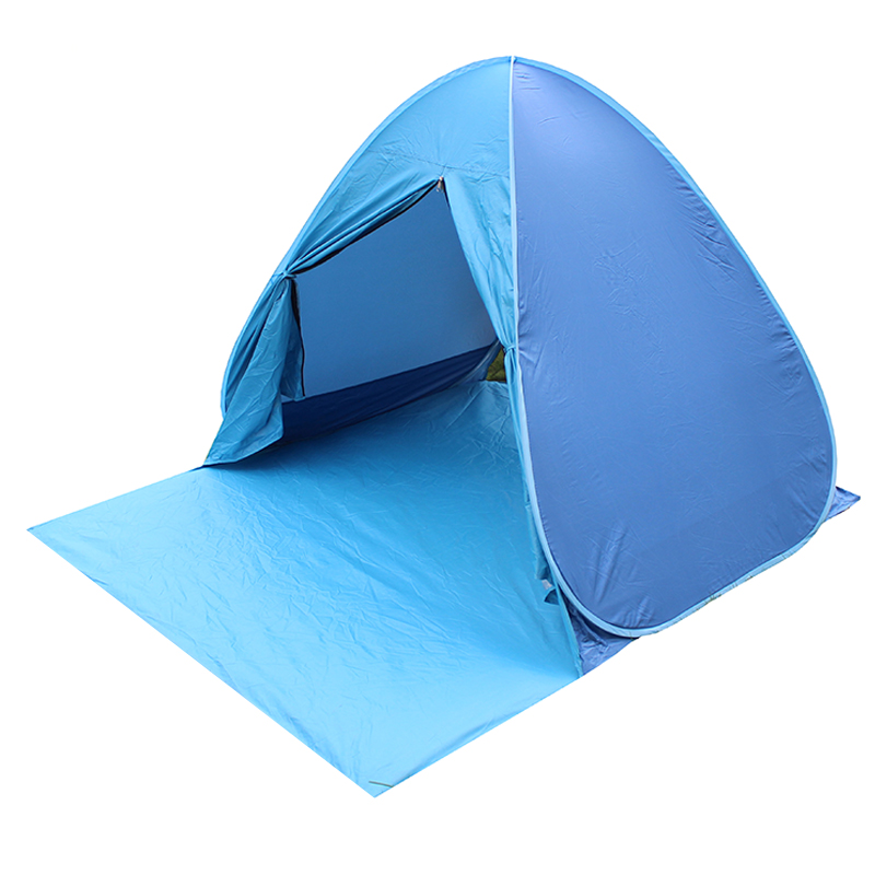 180t Polyester Double Outdoor Automatické vyskakovací vodotěsné, větrem odolné a přenosný stan odolný proti UV TN1911-1