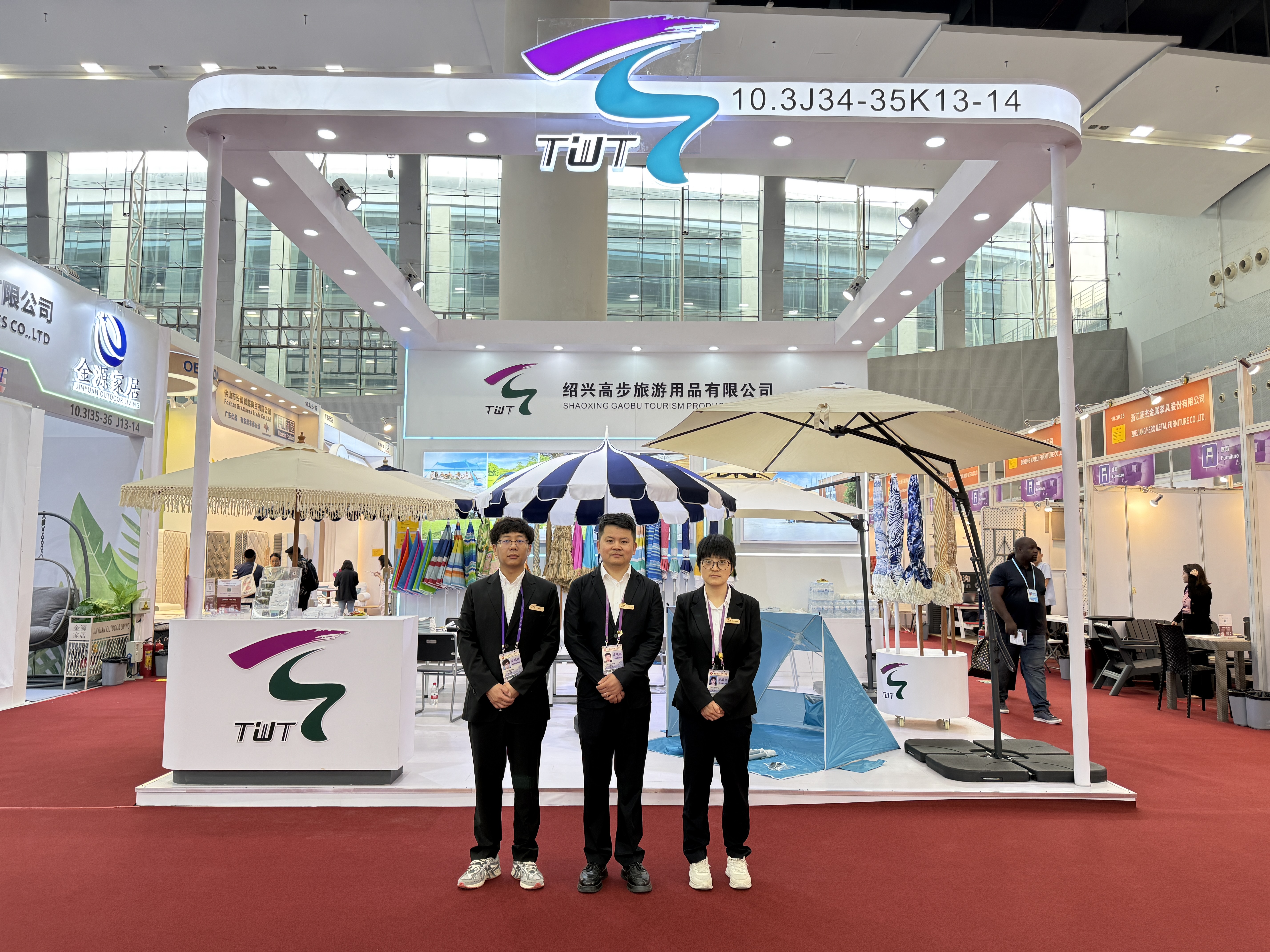 Shaoxing Gaobu Tourism Products Co., Ltd. se objevil na Canton Fair, aby zobrazoval inovativní venkovní produkty.
